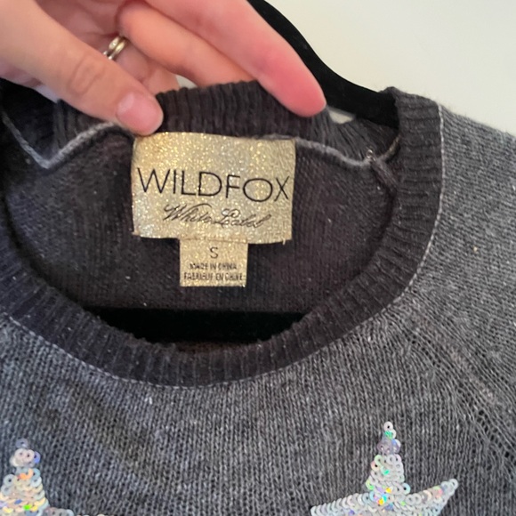 Wildfox White Label Sequin Star Sweater - Picture 4 of 4